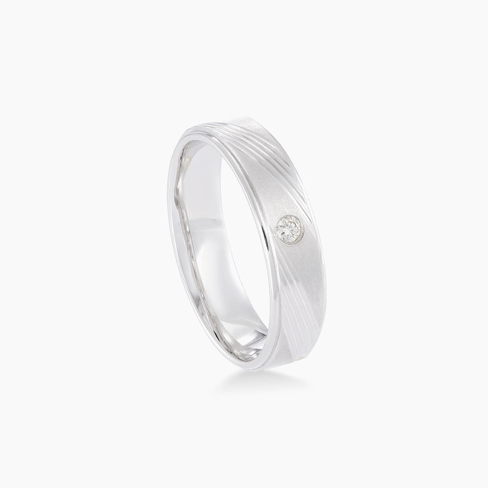 Diamond Ring in 375/9K White Gold A0318