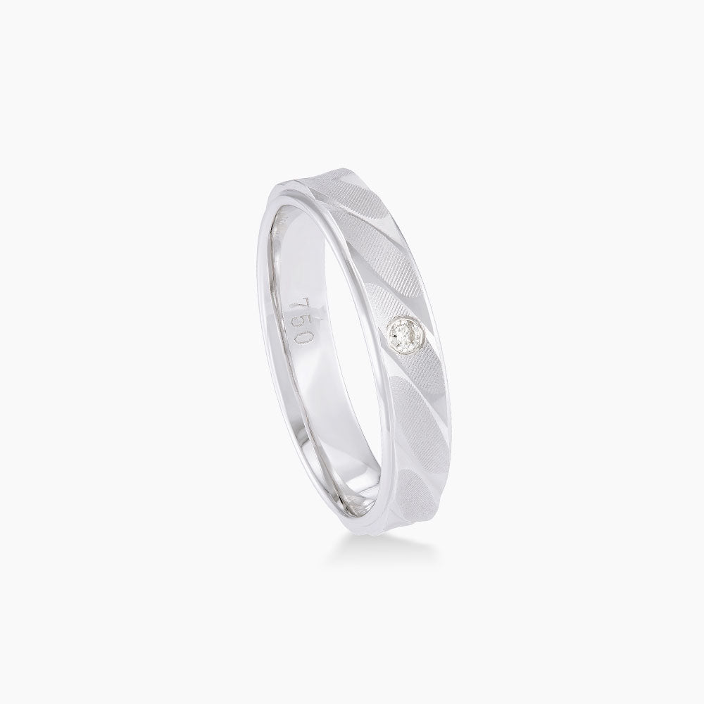 Diamond Ring in 750/18K White Gold A0321-A