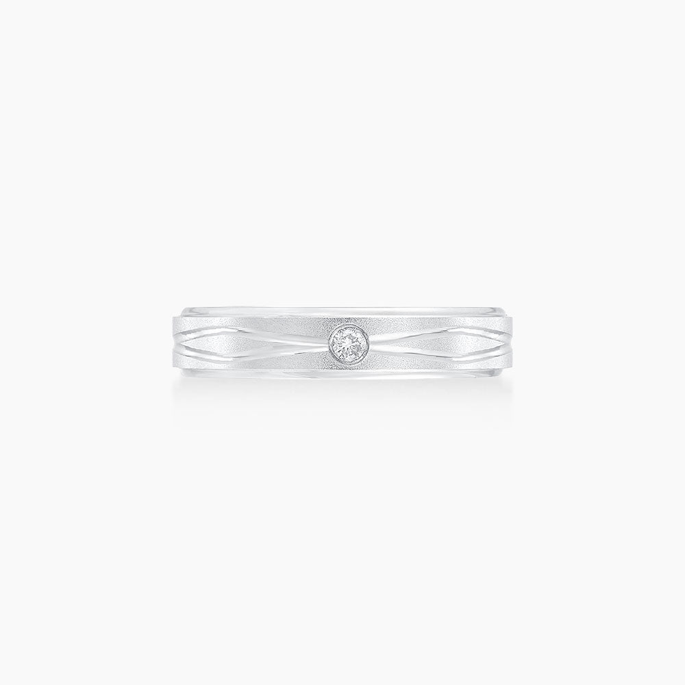 Diamond Ring in 750/18K White Gold A0324-A