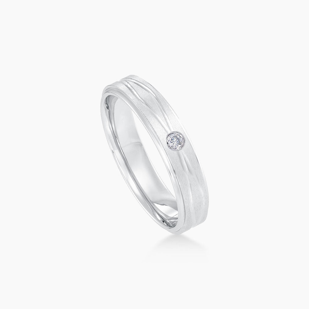 Diamond Ring in 750/18K White Gold A0324-A