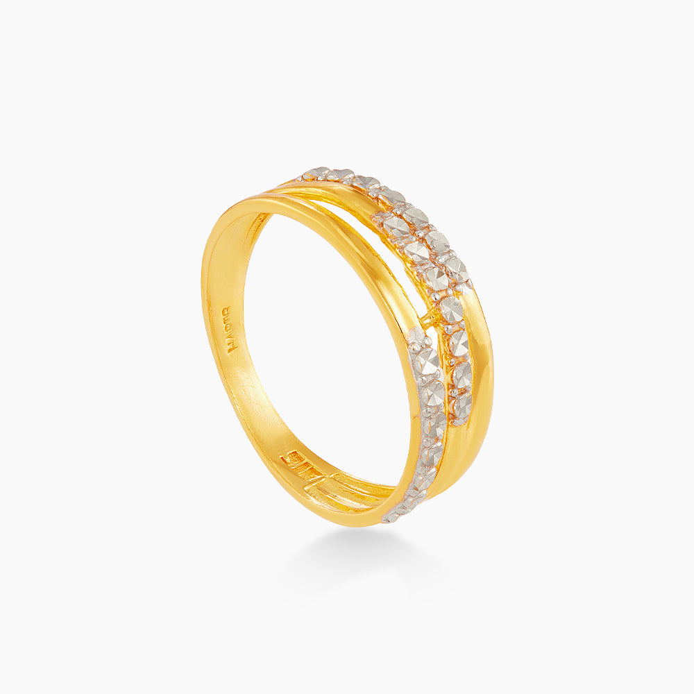 916/22K Yellow and White Gold Ring 6200173YW