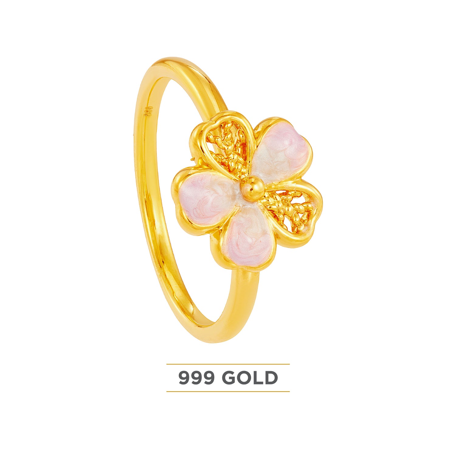 999/24K Yellow Gold Ring 9GR01381025