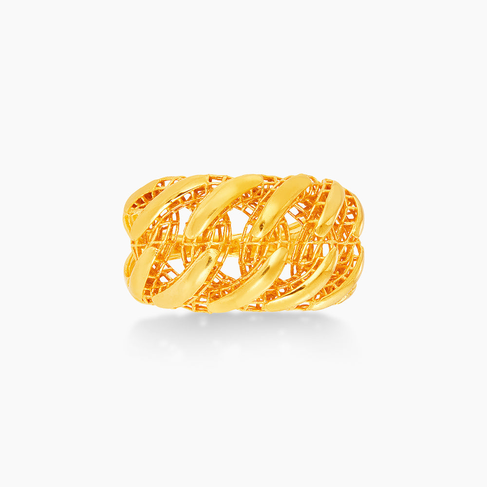 916/22K Yellow Gold Ring AR80500424(A)