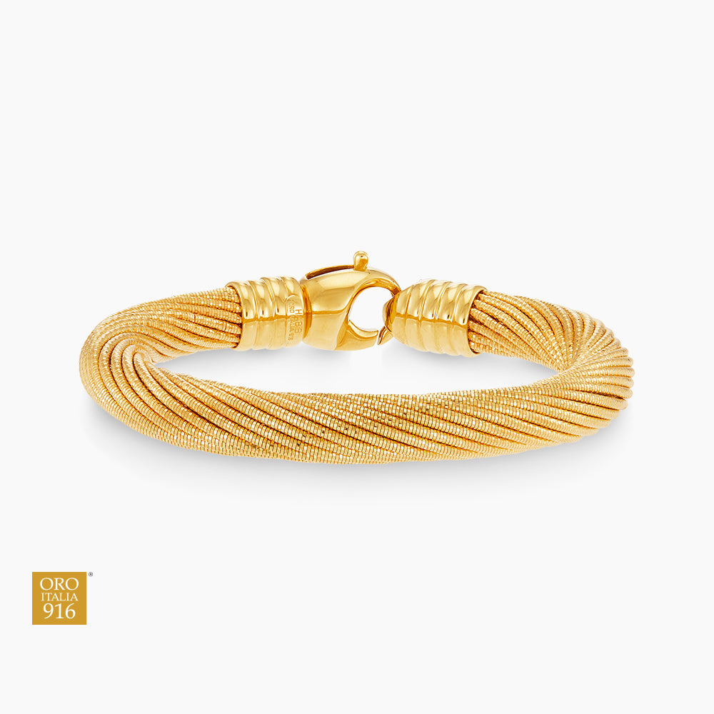 CAVO | Oro Italia 916 Yellow Gold Bangle GB80090426(29Y) (22K Gold)