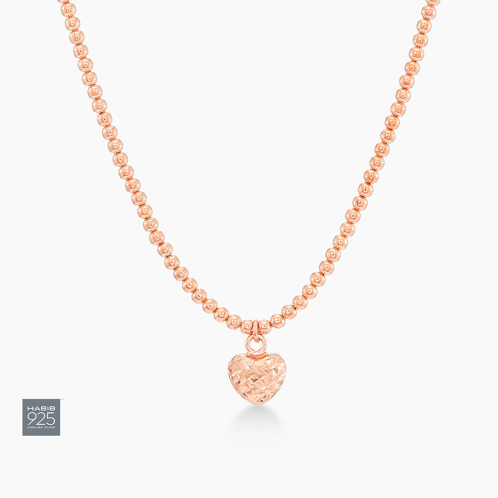 925 Silver Necklace CJ-7-CL 04(R)