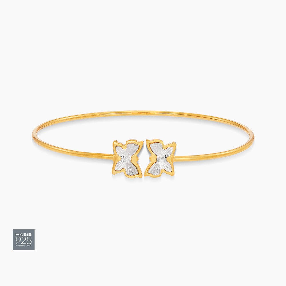 925 Silver Bangle CJ-8-SCH13 DC ST(A)