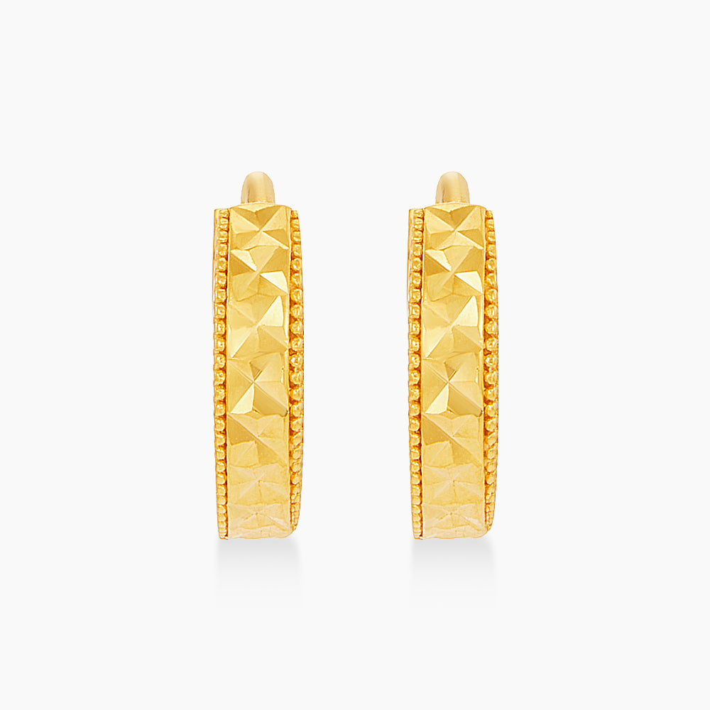 Oro Italia 916 Yellow Gold Earrings GE76890425 (22K Gold)