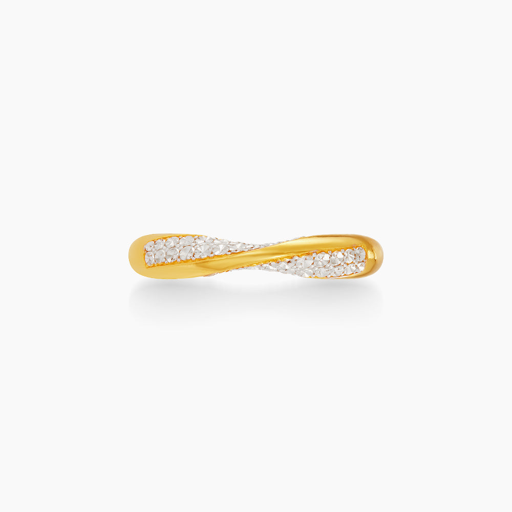 916/22K Yellow and White Gold Ring 6200206YW