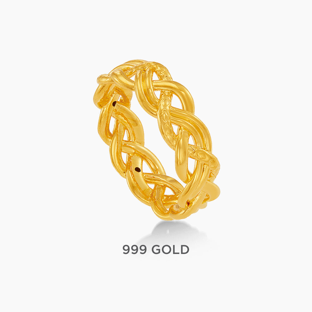 999/24K Yellow Gold Ring 9200036Y