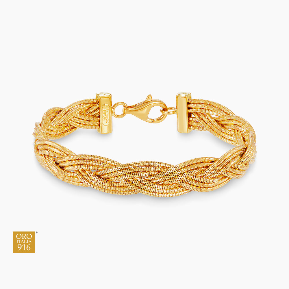 BASSANO | Oro Italia 916 Yellow Gold Bracelet GW54781125 (22K Gold)