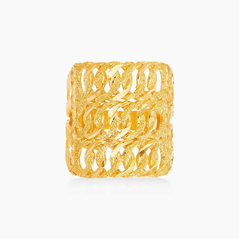 916/22K Yellow Gold Ring EHR340523