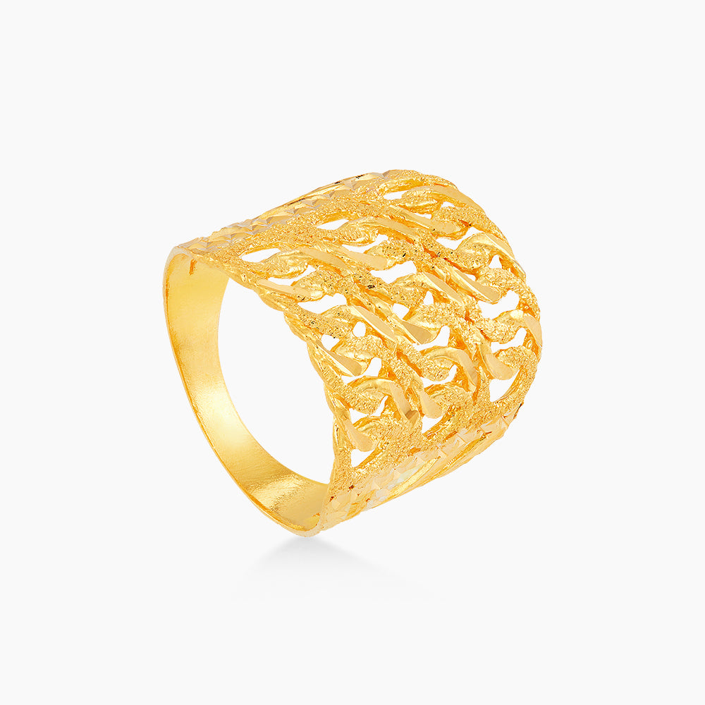 916/22K Yellow Gold Ring EHR340523