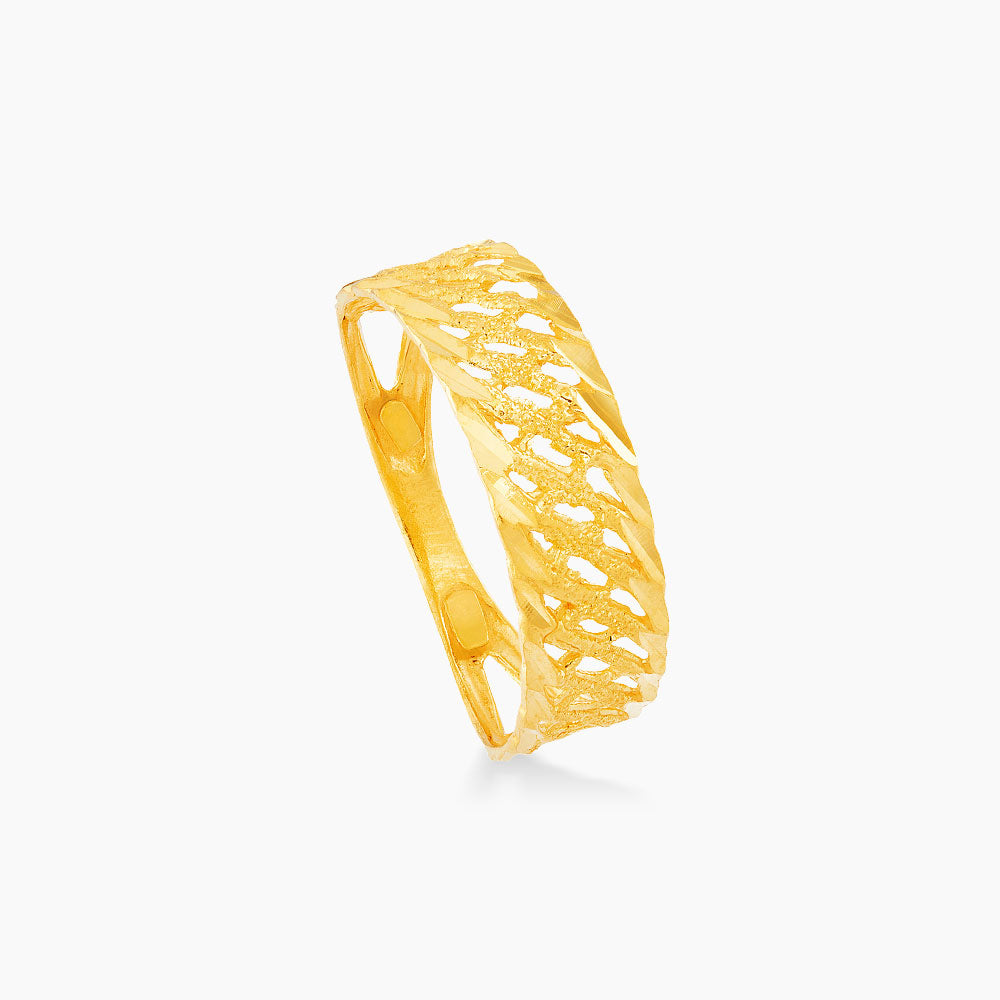 916/22K Yellow Gold Ring EHR380523