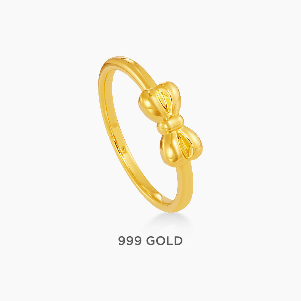 999/24K Yellow Gold Ring 9200075Y