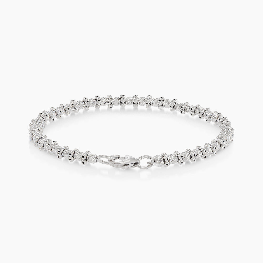Oro Italia 916 White Gold Bracelet GW54531025(W) (22K Gold)