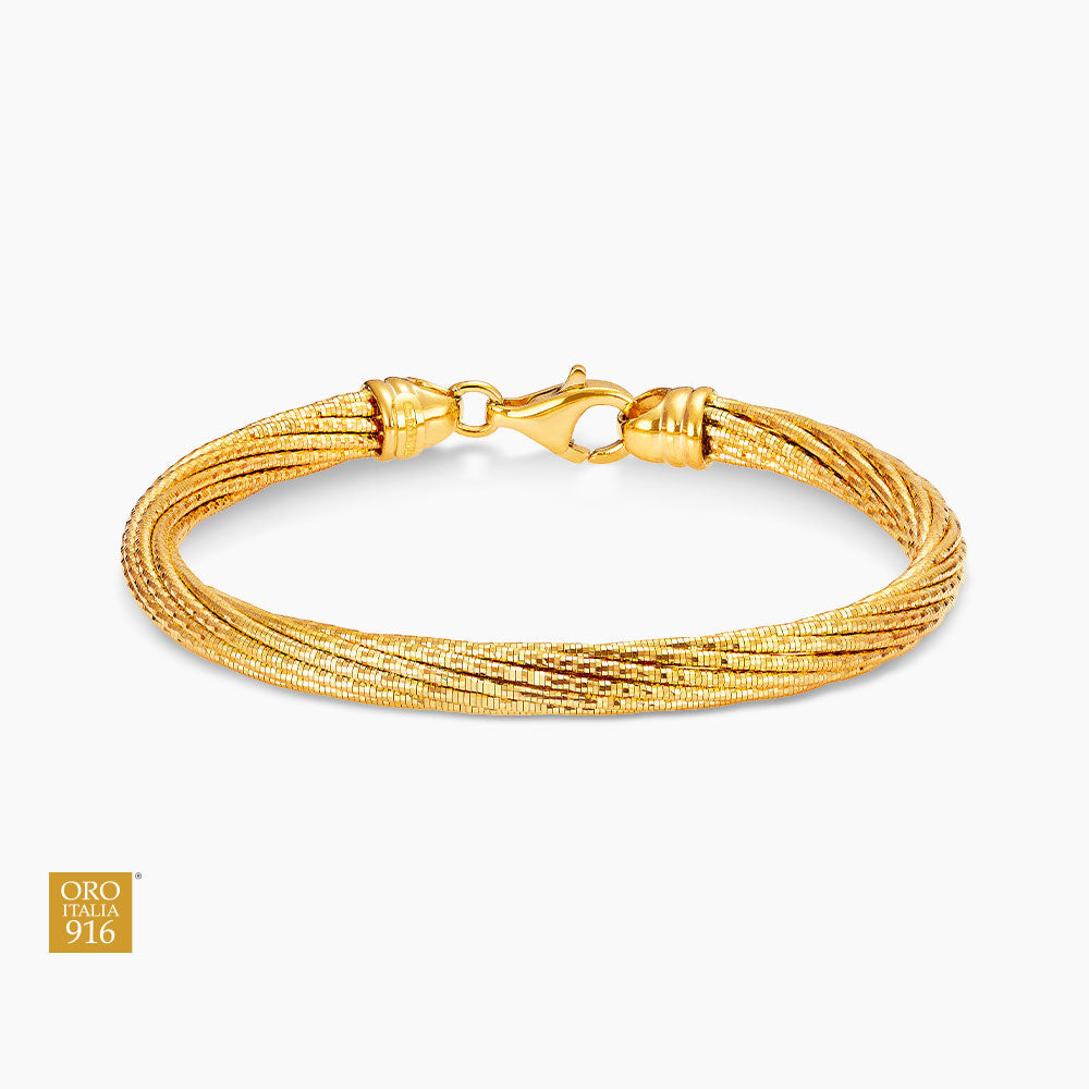 CAVO | Oro Italia 916 Yellow Gold Bangle GB8528 (22K Gold)