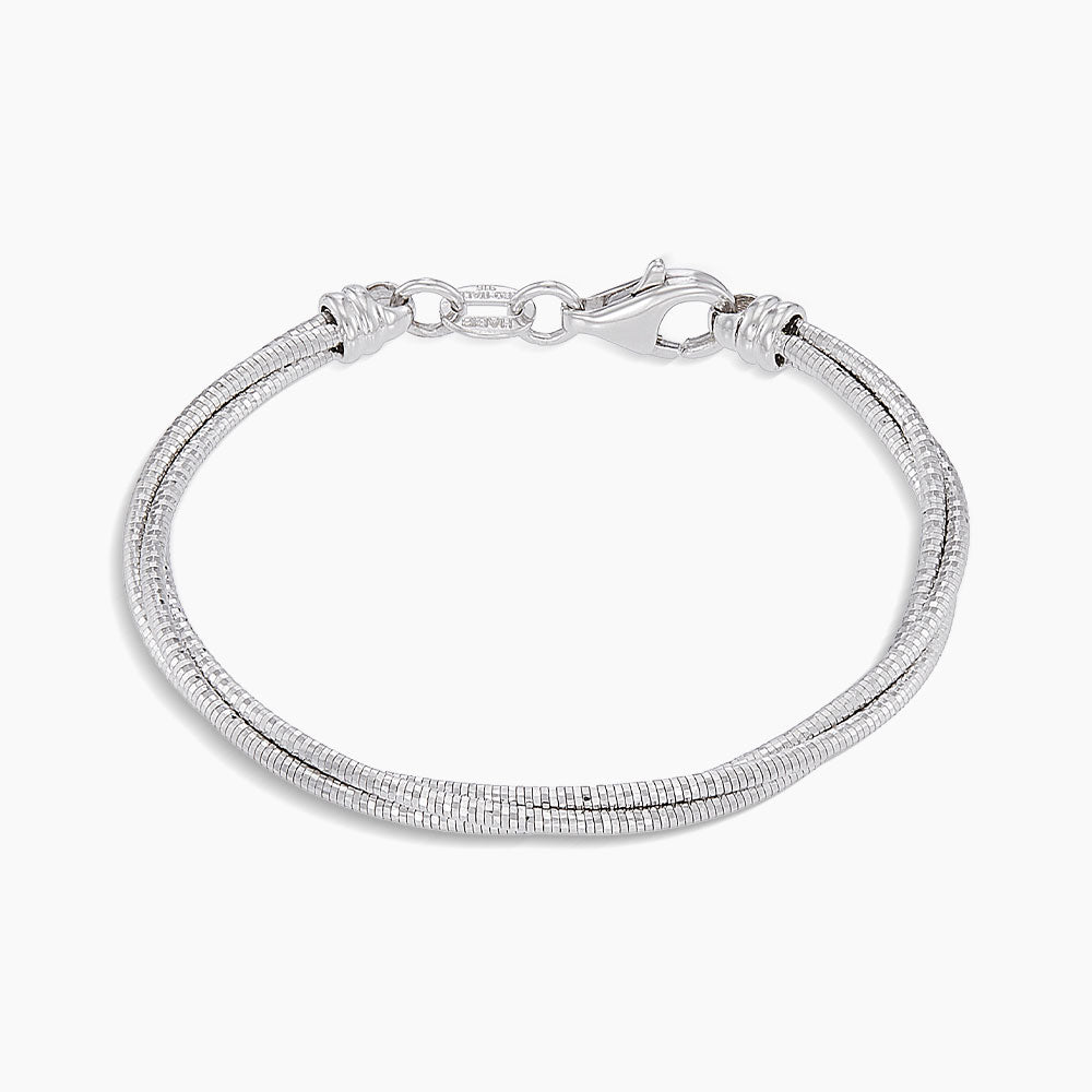 Oro Italia 916 White Gold Bangle Baby GB86101025(3W)-BBY (22K Gold)
