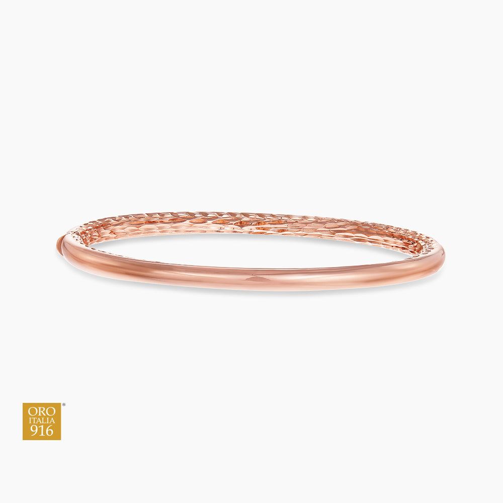 LUNA | Oro Italia 916 Rose Gold Bangle GB87131220(4R) (22K Gold)