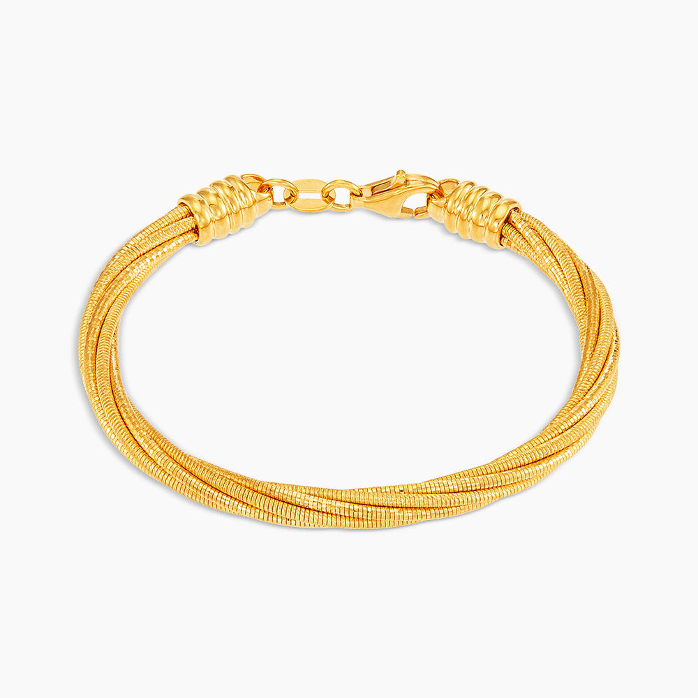 CAVO | Oro Italia 916 Yellow Gold Bangle GB89531124(7)-BBY (for baby) (22K Gold)