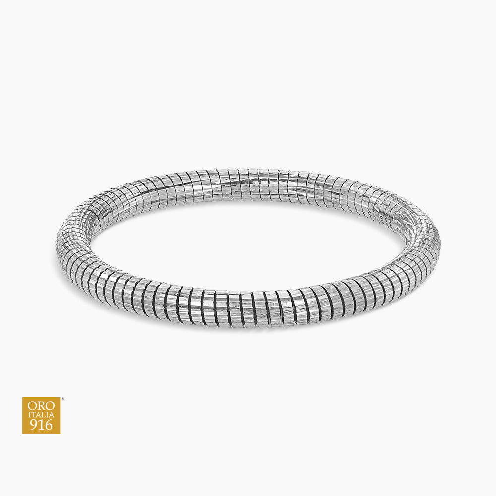 MILLI | Oro Italia 916 White Gold Bangle GB93780225(4W) (22K Gold)