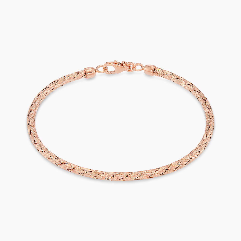 Oro Italia 916 Rose Gold Bangle GB94211125(2.5R) (22K Gold)