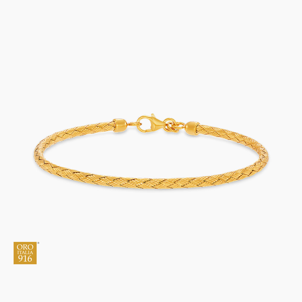 Oro Italia 916 Yellow Gold Bangle GB94211125(2.5Y) (22K Gold)
