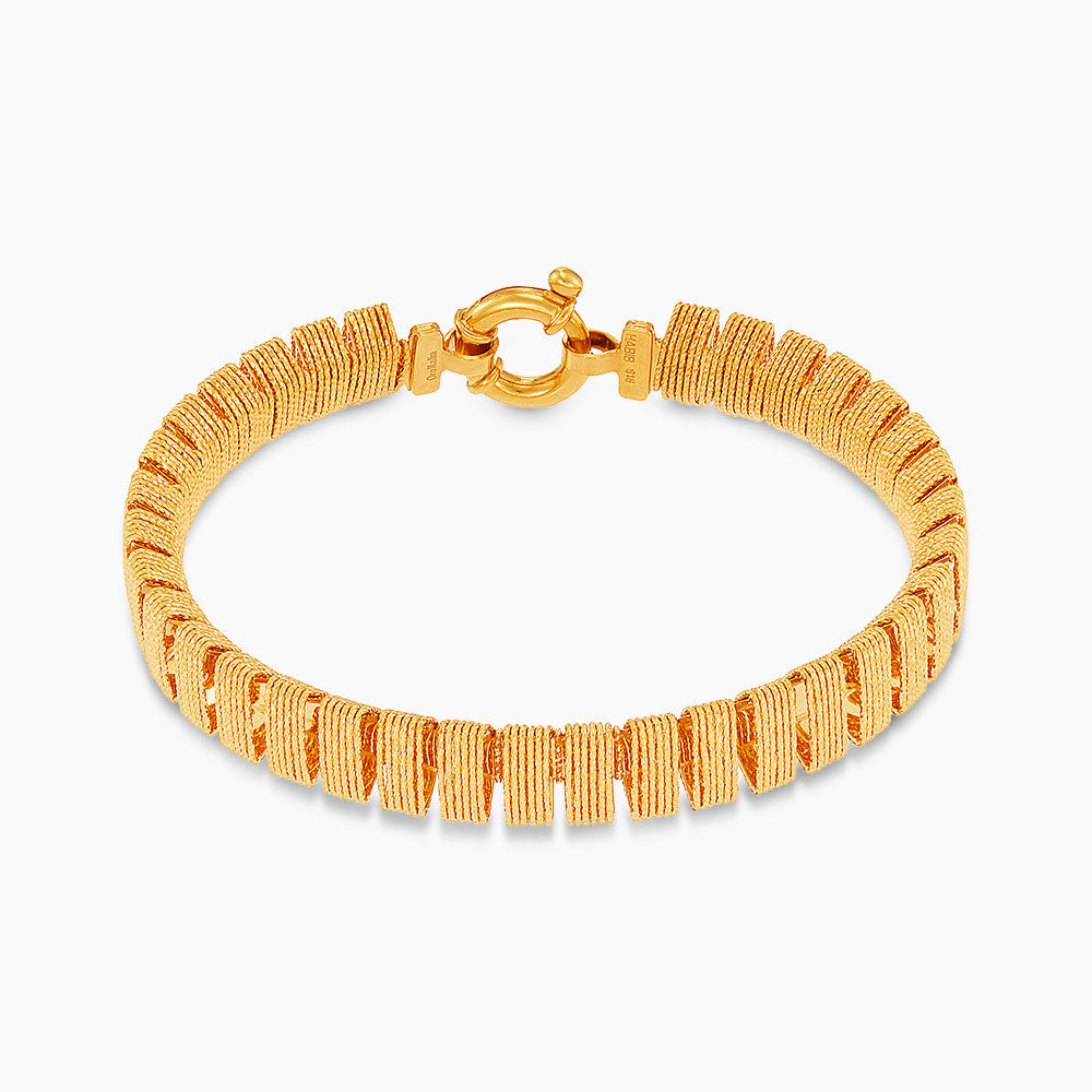 SICILIA | Oro Italia 916 Yellow Gold Bangle GB94300525 (22K Gold)