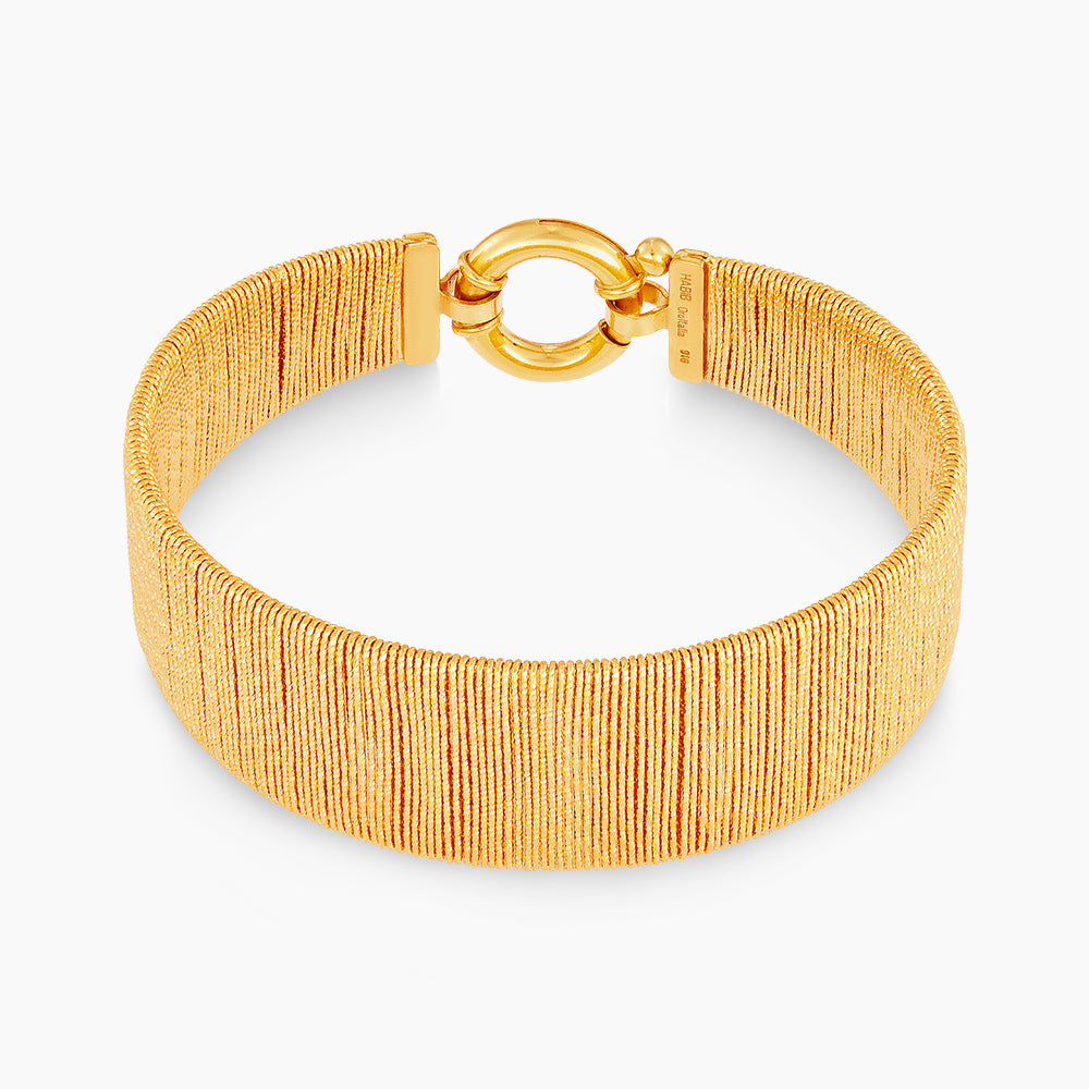 SICILIA | Oro Italia 916 Yellow Gold Bangle GB94320625 (22K Gold)