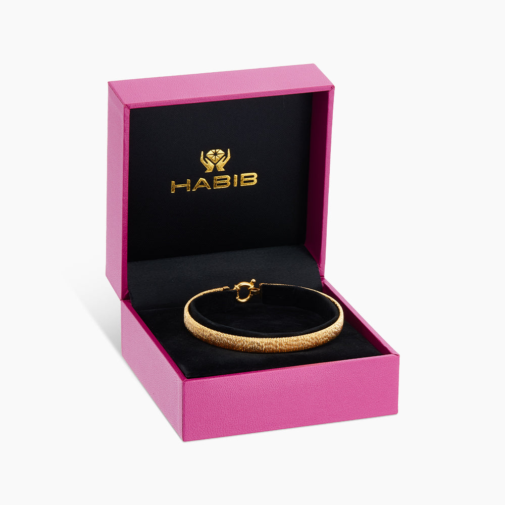 SICILIA | Oro Italia 916 Yellow Gold Bangle GB94591025 (22K Gold)
