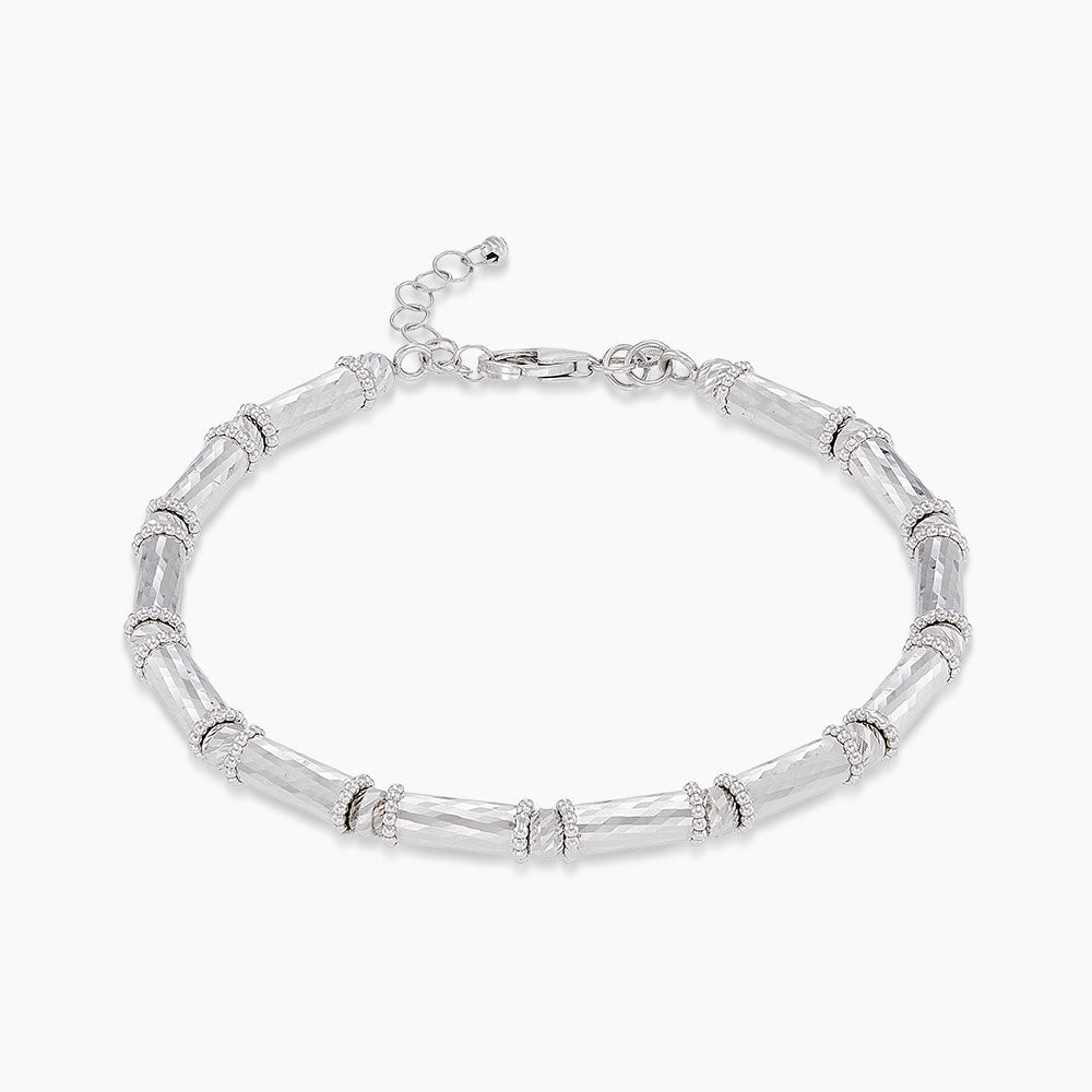 VALORA | Oro Italia 916 White Gold Bangle GB94691025(WG) (22K Gold)