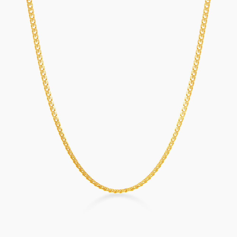 916/22K Yellow Gold Necklace GC015