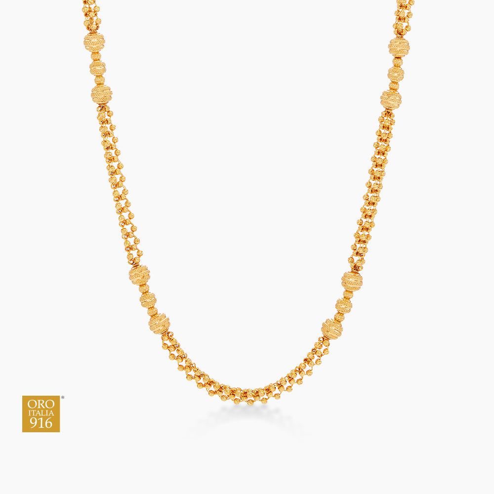 916/22K Yellow Gold Necklace GC30631123