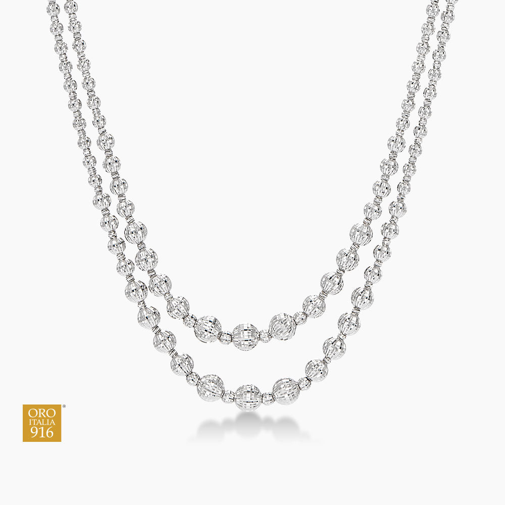 Oro Italia 916 Yellow Gold Necklace GC33221225(W) (22K Gold)