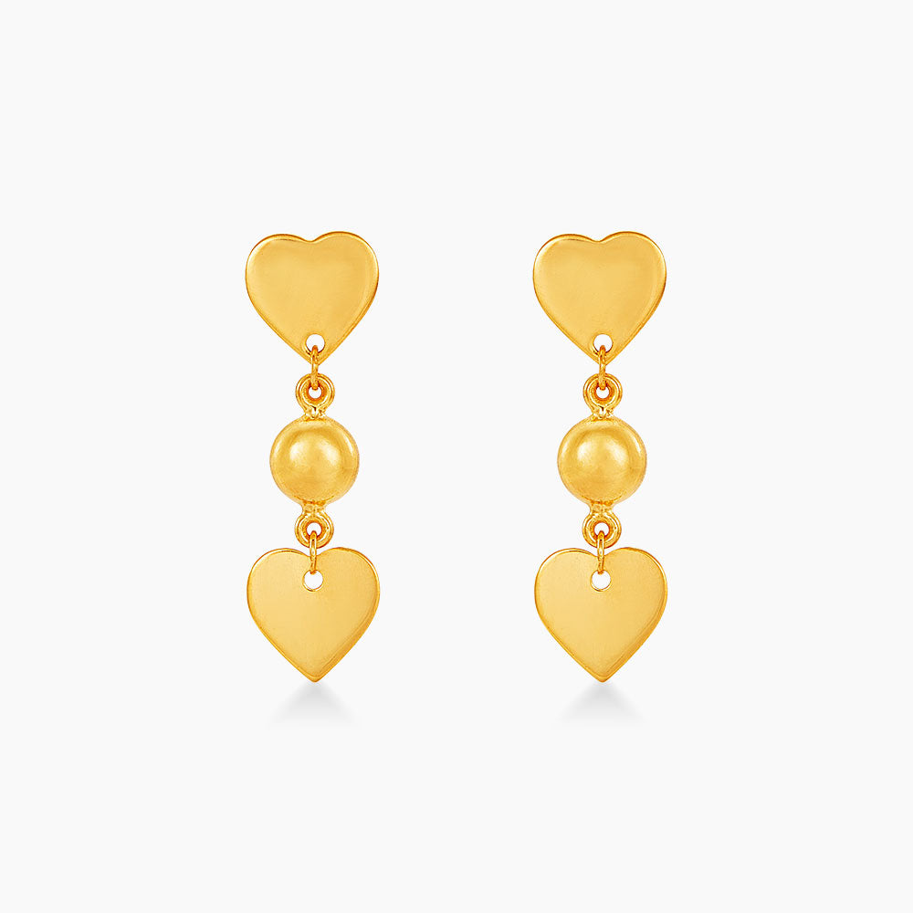 Oro Italia 916 Yellow Gold Earrings GE75820824 (22K Gold)