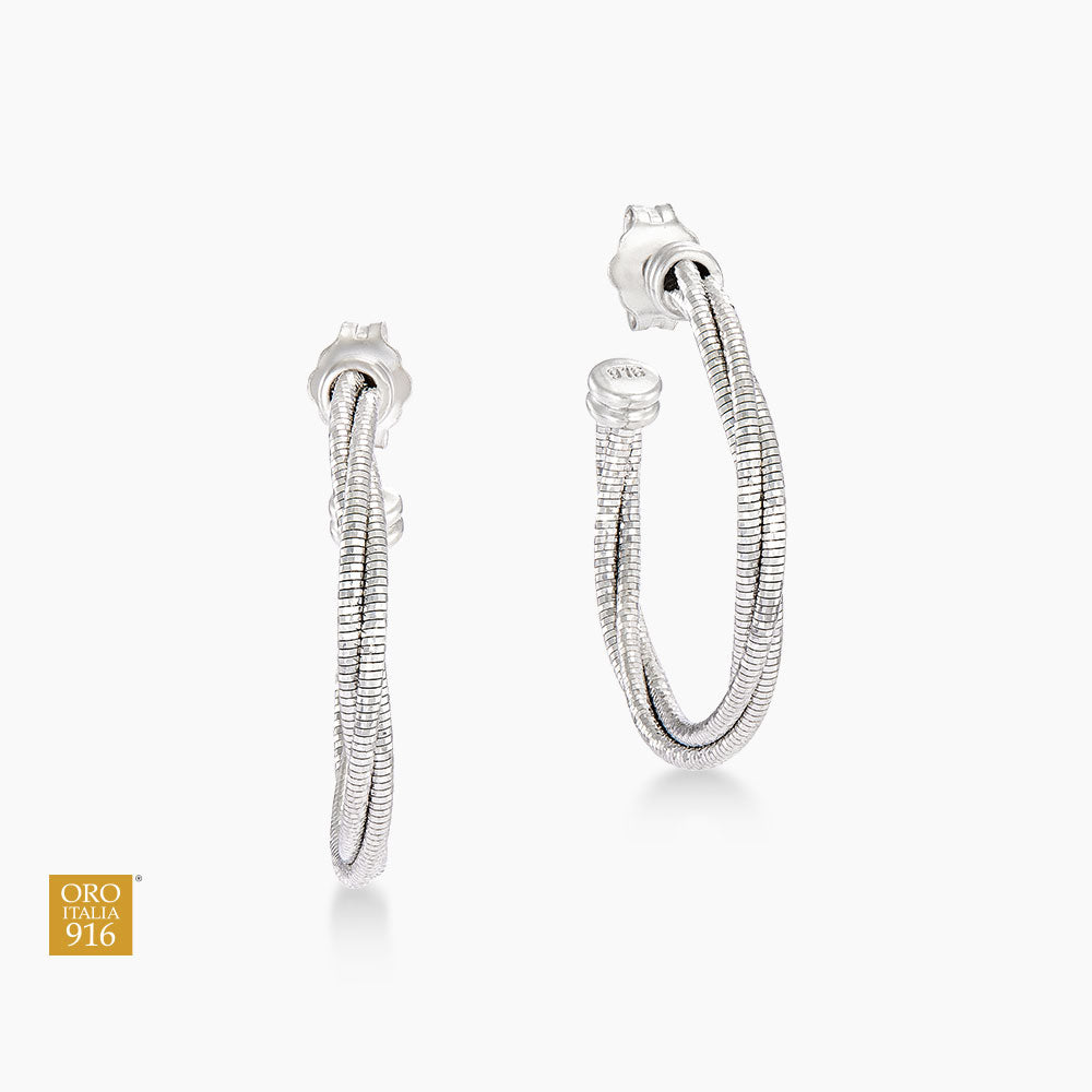 CAVO | 916/22K White Gold Earring GE77221025WG