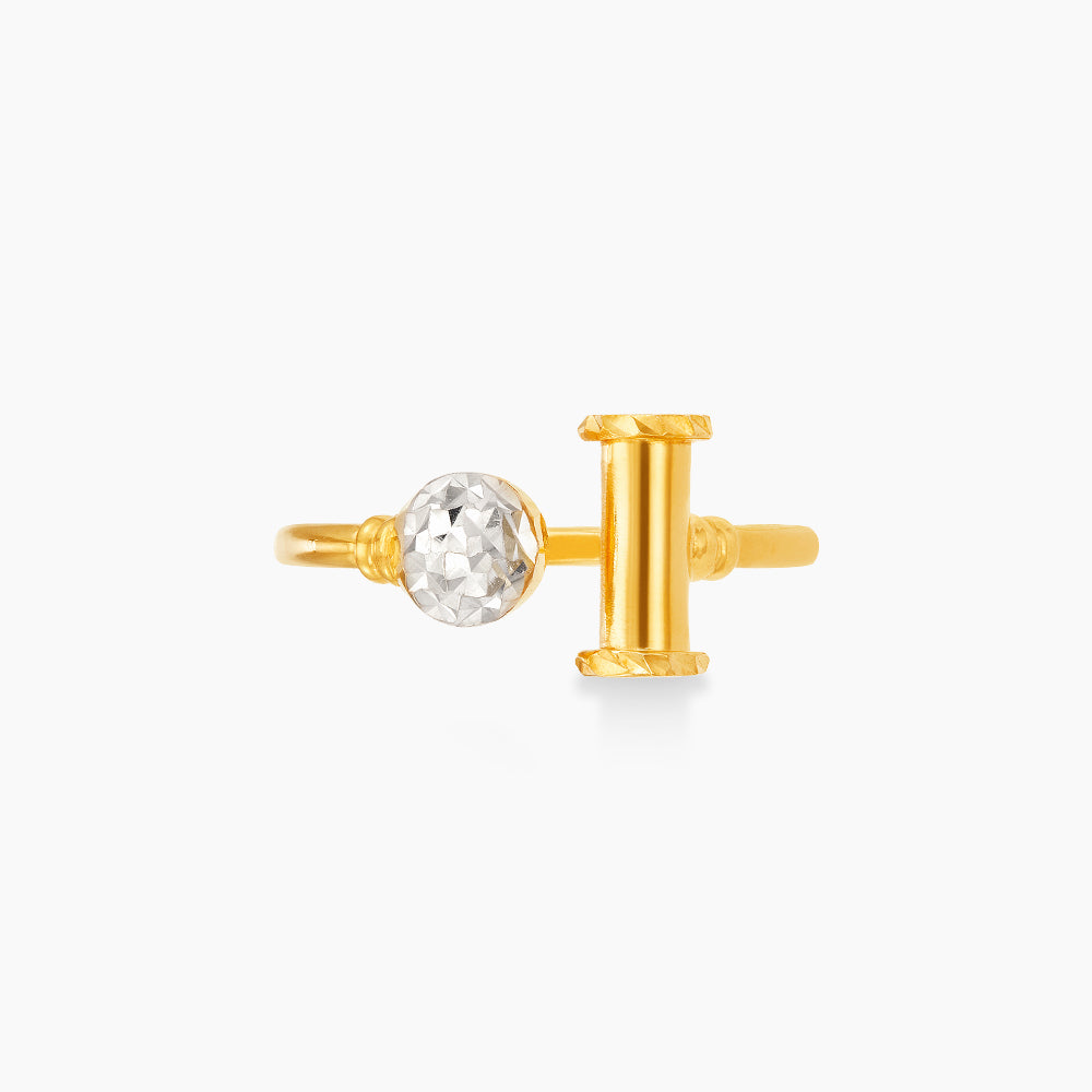 916/22K Yellow and White Gold Ring GPR7510524