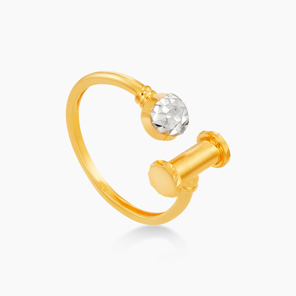 916/22K Yellow and White Gold Ring GPR7510524