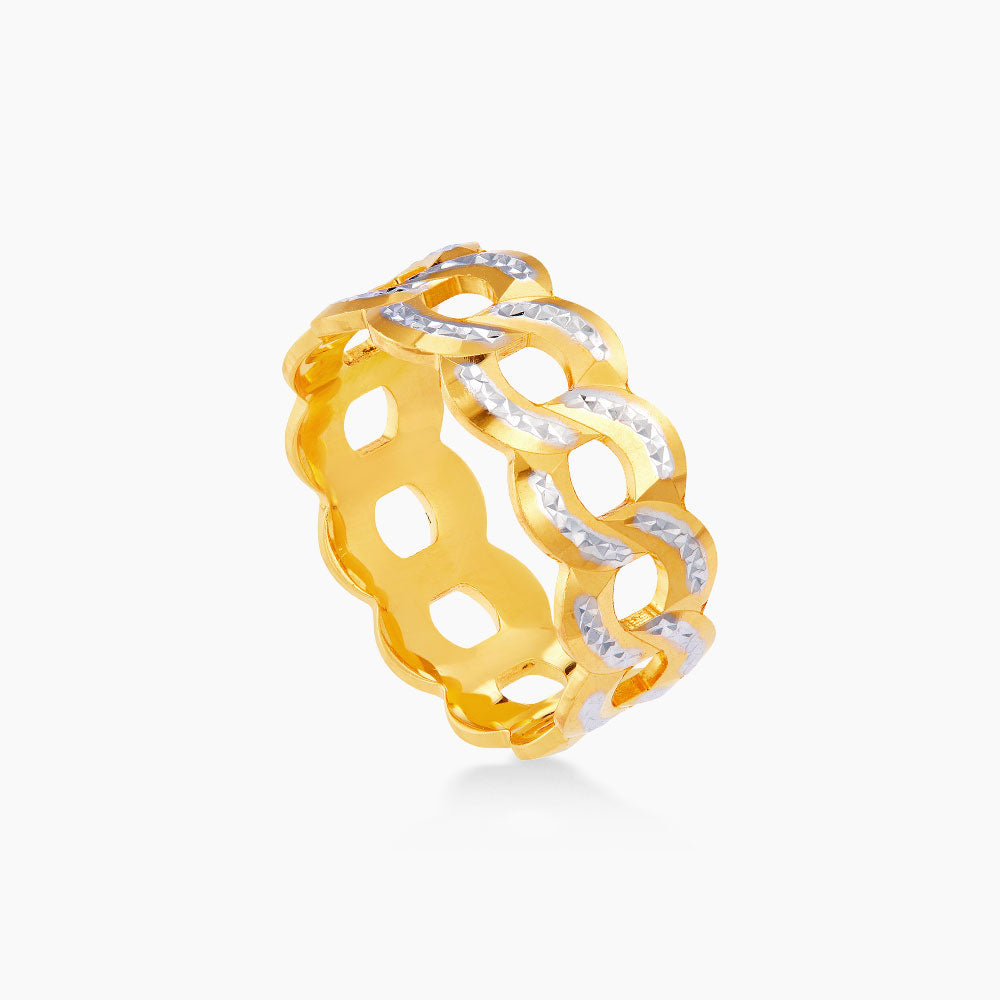 916/22K Yellow and White Gold Ring GR0001230124