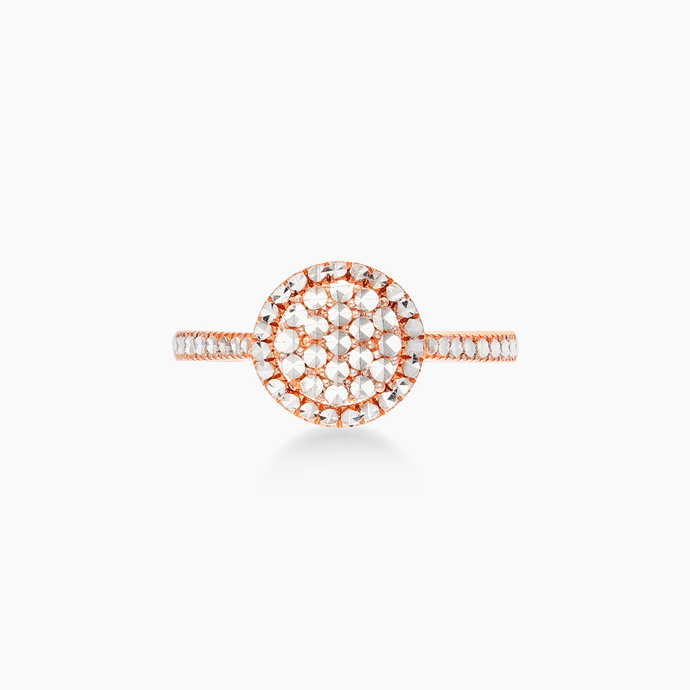 LUMINA | Oro Italia 916 White and Rose Gold Ring GR45490321(R)-BI (22K Gold)