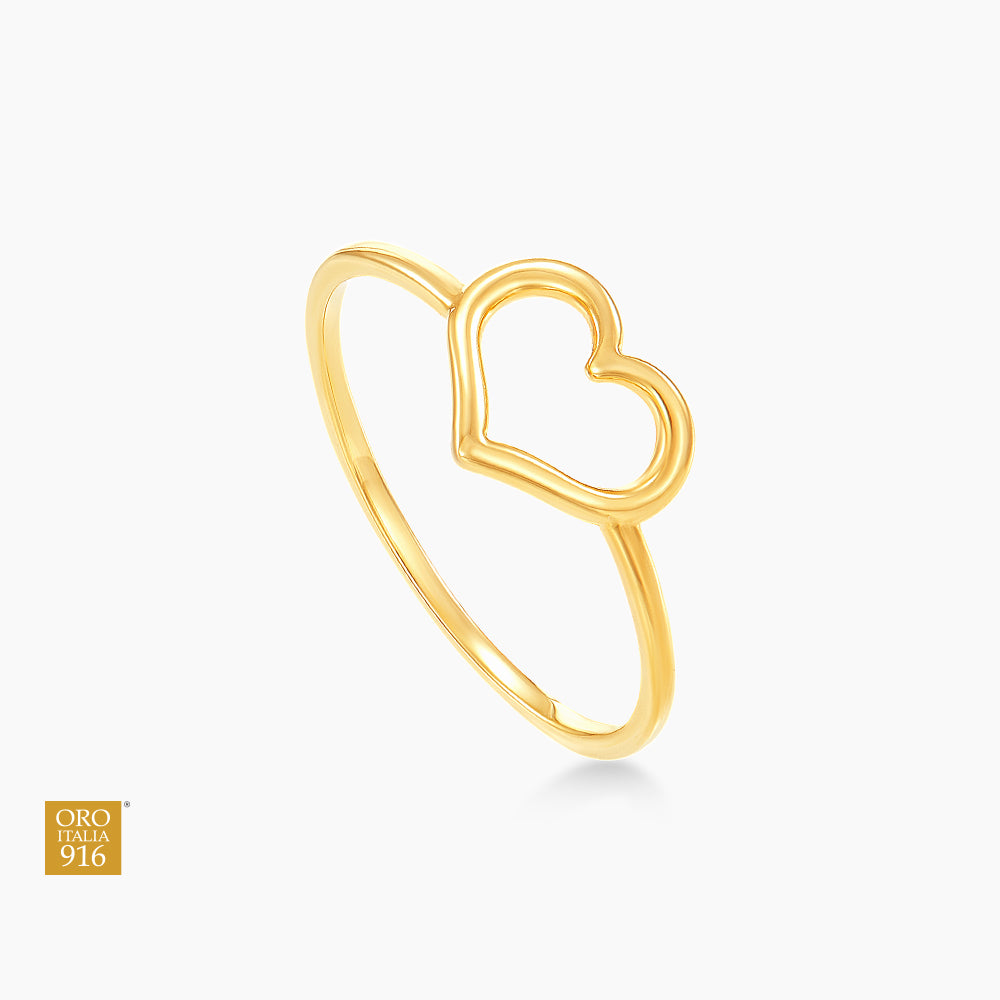 Oro Italia 916 Yellow Gold Ring GR45520321 (22K Gold)
