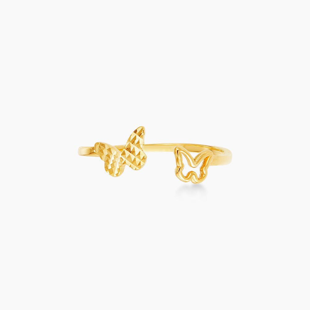 Oro Italia 916 Yellow Gold Ring (Butterfly) GR46790821 (22K Gold)