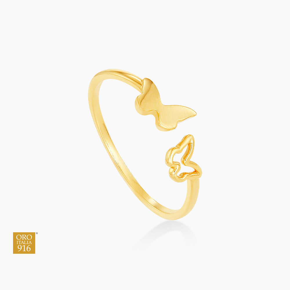 Oro Italia 916 Yellow Gold Ring GR46820821 (22K Gold)