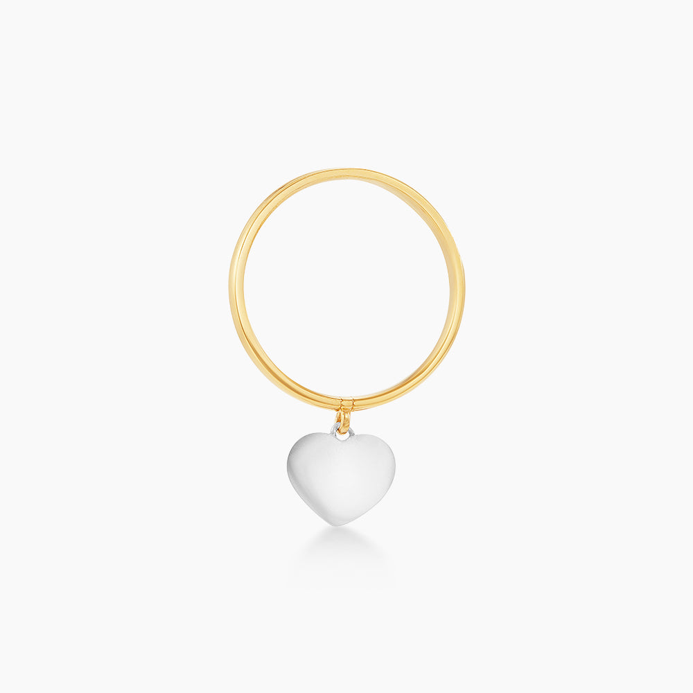AMORE | Oro Italia 916 Yellow and White Gold Ring GR47090921(YW)-BI (22K Gold)