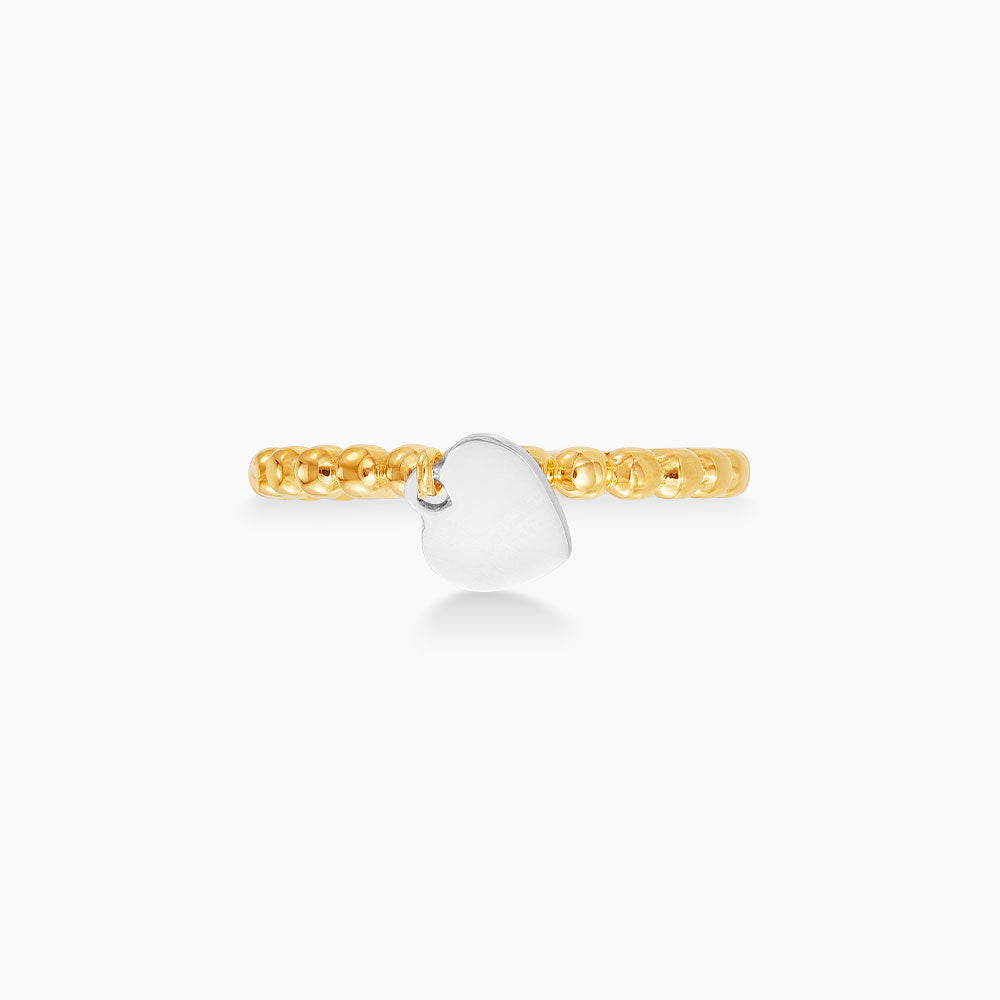 AMORE | Oro Italia 916 Yellow and White Gold Ring GR47100921(YW)-BI (22K Gold)