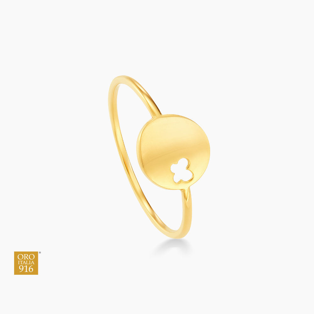 Oro Italia 916 Yellow Gold Ring GR47470122 (22K Gold)