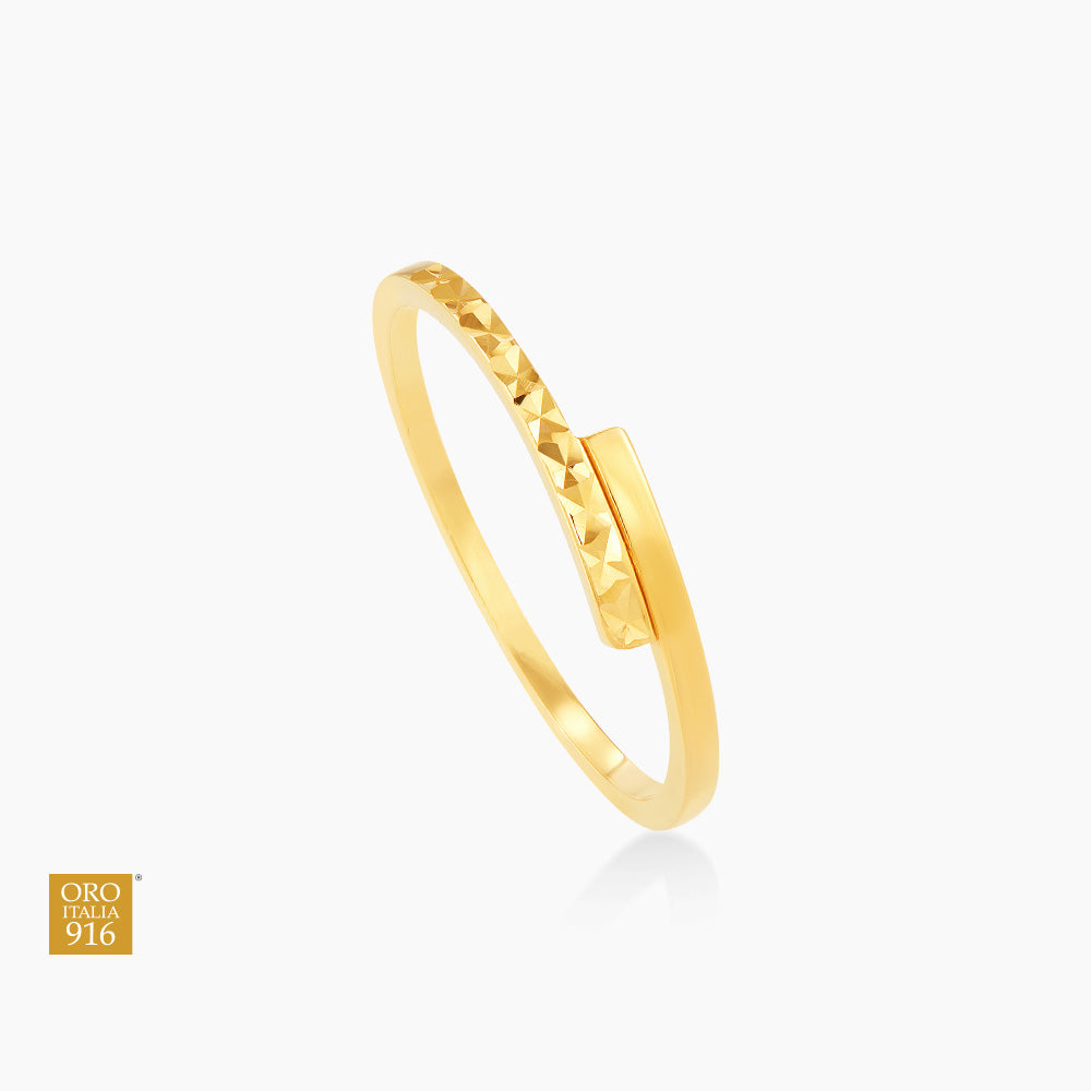 Oro Italia 916 Yellow Gold Ring GR47610222 (22K Gold)
