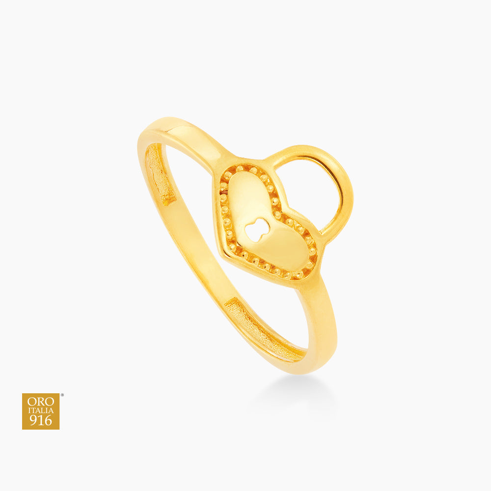 Oro Italia 916 Yellow Gold Ring GR48380922 (22K Gold)