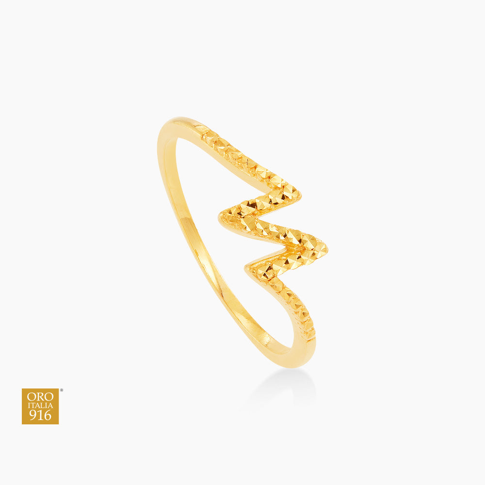 Oro Italia 916 Yellow Gold Ring GR49060922 (22K Gold)