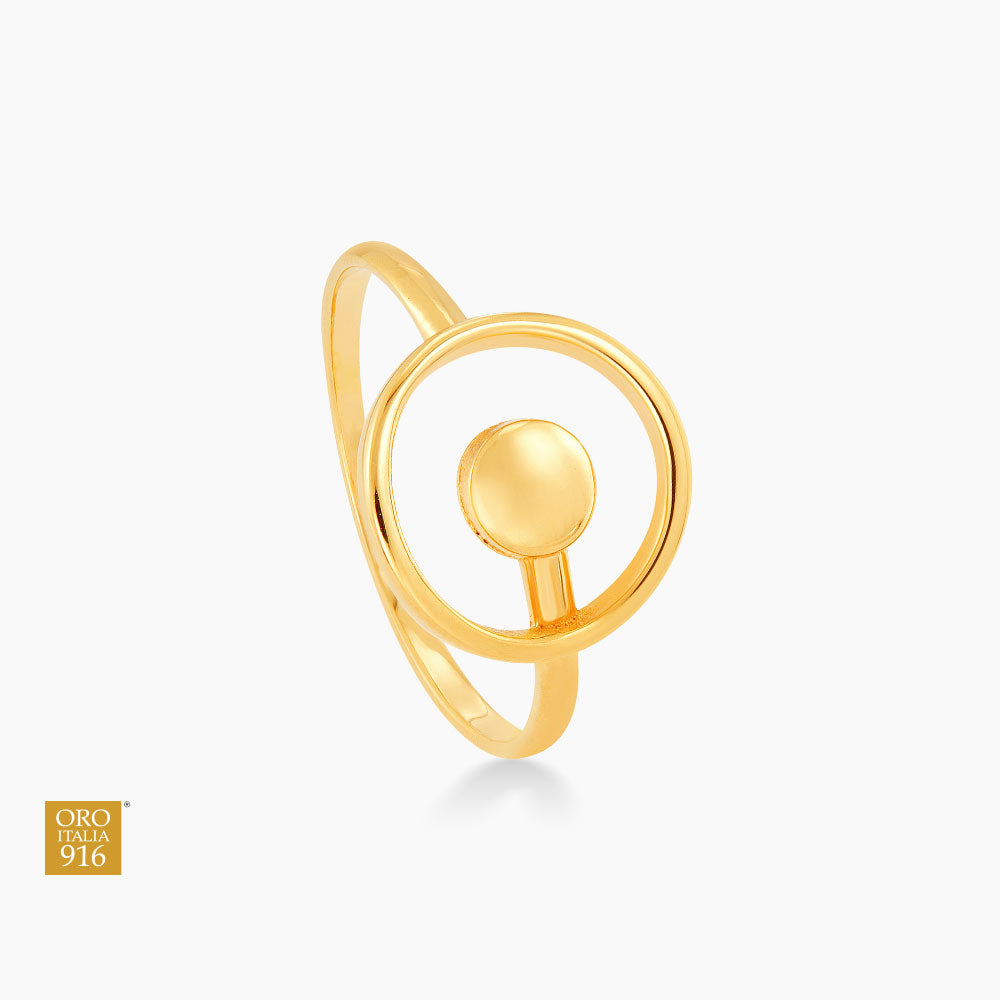 Oro Italia 916 Yellow Gold Ring GR49140223 (22K Gold)