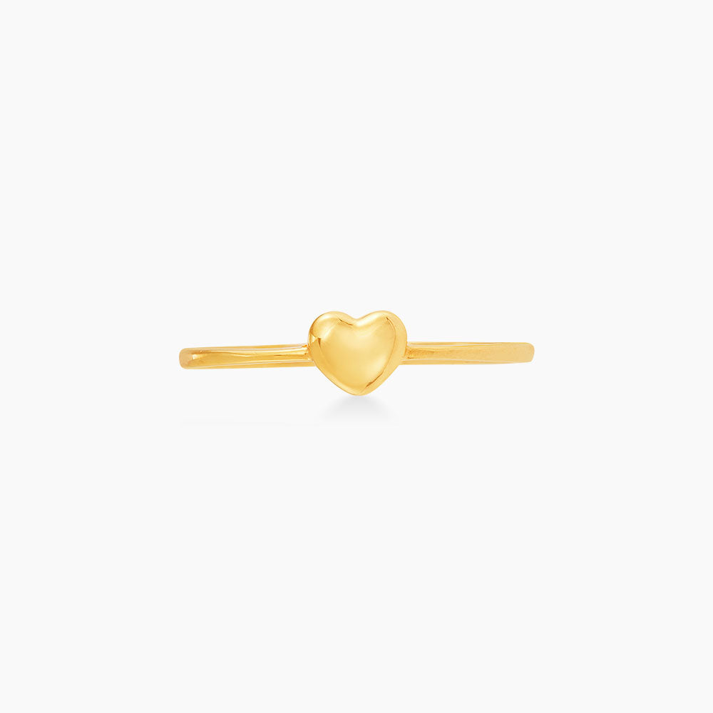 Oro Italia 916 Yellow Gold Ring (Heart) GR49590523 (22K Gold)